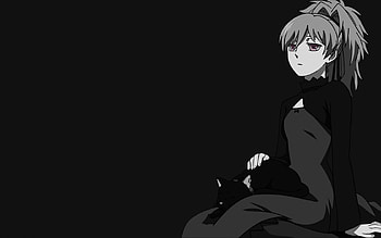 Anime, Darker Than Black, Cat, Mao (Darker Than Black), Yin (Darker Than Black) HD wallpaper