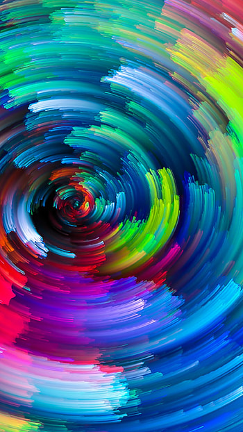 Colorful abstract circle, , Blogspot, Rainbow HD phone wallpaper