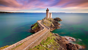 Petit Minou Lighthouse, Plouzané, France, man made, lighthouse HD wallpaper