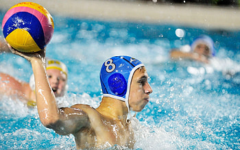 Competitive water polo, Capital Wave team, Water polo competition HD wallpaper