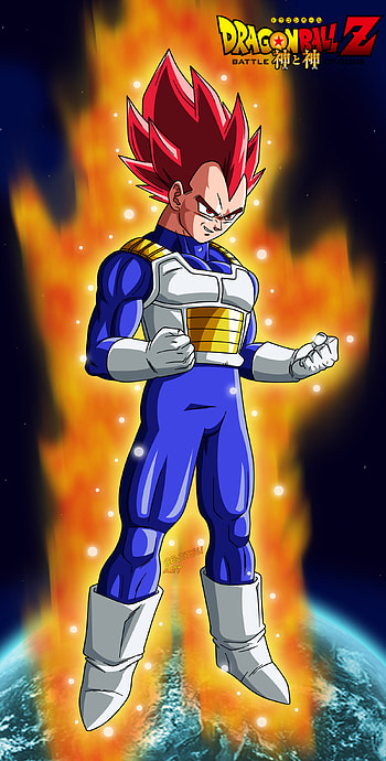 Dragon Ball Z Vegeta Super Saiyan God HD phone wallpaper