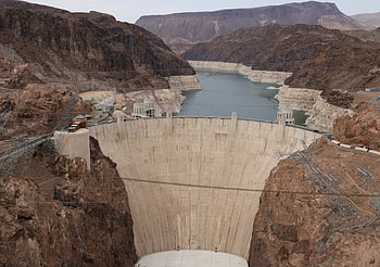 Hoover Dam, 90th anniversary, Record low water levels, Celebrates HD wallpaper