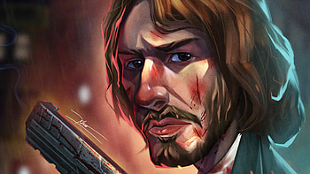 John Wick Damaged , john-wick, movies, artist, artwork, digital-art, artstation HD wallpaper