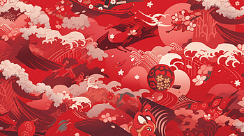 Origami, origami, AI Art HD wallpaper