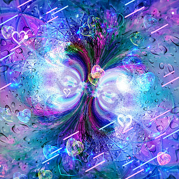Bundle of Color, aqua, magenta, rainbow, colour, hearts, colourful, colorful, sparkling HD phone wallpaper