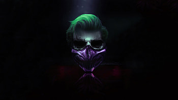 Joker, cyberpunk, violet mask HD wallpaper