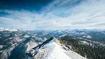 Yosemite, Winter HD wallpaper