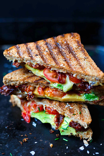 Avocado and bacon, Sandwiches HD phone wallpaper