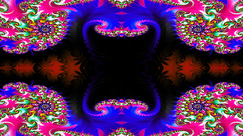 Trippy Psychedelic Fractal, trippy, psychedelic, aesthetic, Abstract, fractal HD wallpaper