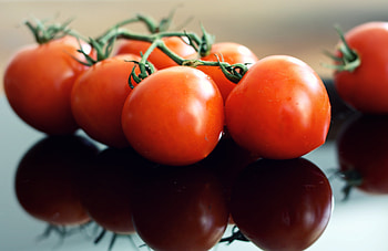 Food, Vegetables, Reflection, Ripe, Tomatoes HD wallpaper