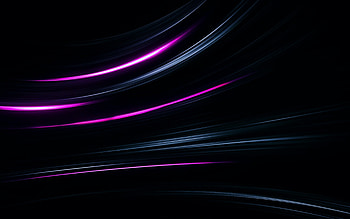 Neon lines, abstract, glowing lines HD wallpaper
