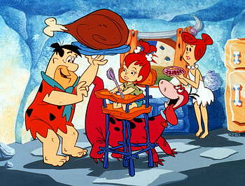 The Flintstones, Seth McFarlane reboot, Classic cartoon, Vintage characters HD wallpaper