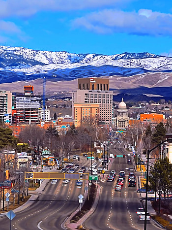 Boise City Idaho , Big , , Travel HD phone wallpaper
