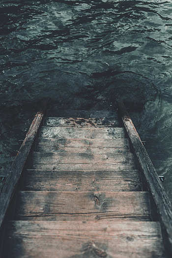 Water, Waves, Pier, Miscellanea, Miscellaneous, Steps HD phone wallpaper