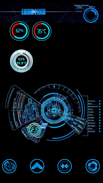 Iron Man Jarvis Live HD phone wallpaper