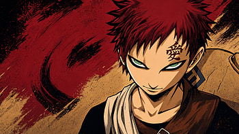 Gaara: Sand Kazekage, Gaara (Naruto), Anime, Red Hair, Tattoo HD wallpaper
