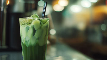 Refreshing Matcha Delight – Ultra, matcha, drink, green tea HD wallpaper