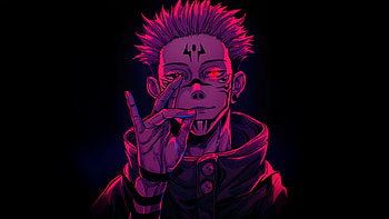 Sukuna Jujutsu Kaisen 2024, ryomen-sukuna, anime-boy, anime, artist, artwork, digital-art, deviantart, dark HD wallpaper