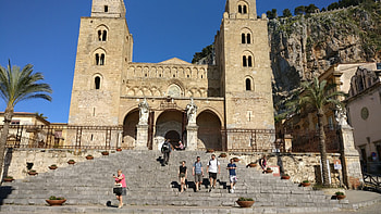 Cefalu, Beaches, Old town, Sicily HD wallpaper