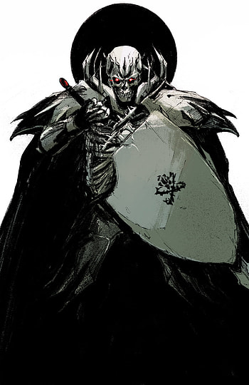 Skull Night, Kentaro Miura, art, manga, Berserk, anime, Guts HD phone wallpaper