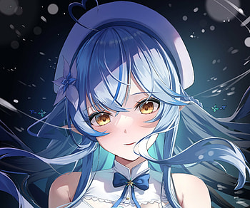 Yukihana Lamy, hololive, Yukihana Lamy, Anime, Virtual Youtuber HD wallpaper