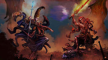 Elden Ring Showdown: Radagon vs Rennala, Radagon of the Golden Order, video game, Elden Ring HD wallpaper
