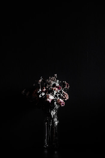 Flowers, Dark, Bouquet HD phone wallpaper