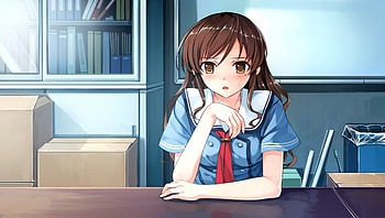 Anime, Sadness, Girl, Table, Tears, Chagrin, Affliction HD wallpaper