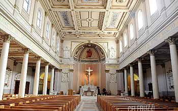 Church in Nashville, catholic, architecture, church, interior HD wallpaper