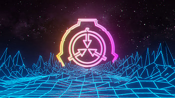 SCP, vaporwave, space, SCP Foundation HD wallpaper