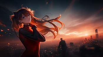 Asuka Langley Sohryu from Neon Genesis Evangelion, Anime, Neon Genesis Evangelion, Asuka Langley Sohryu HD wallpaper