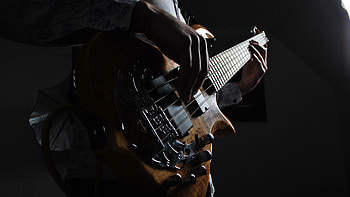 Visual splendor, Guitar majesty, Musical allure, Harmonious ry HD wallpaper