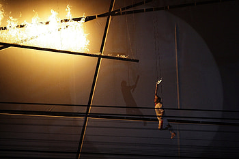 Li Ning, Olympic Flame HD wallpaper