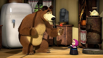 Cartoon, Masha And The Bear HD wallpaper