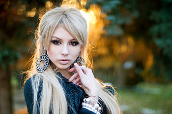 Ekaterina Fetisova, babe, lady, model, blonde, woman HD wallpaper