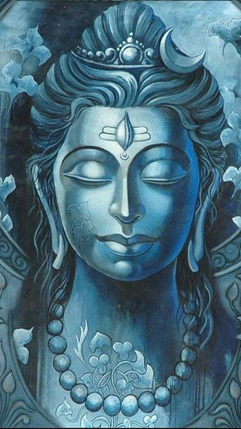 Mahadev , Blue Theme HD phone wallpaper