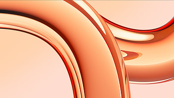 iMac 24" (2023) Stock - Orange, Apple Inc., Abstract, shapes HD wallpaper