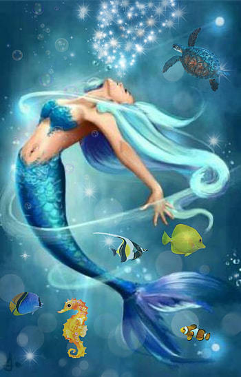 Siren's Song, aqua, art, mermaid, siren, ocean HD phone wallpaper