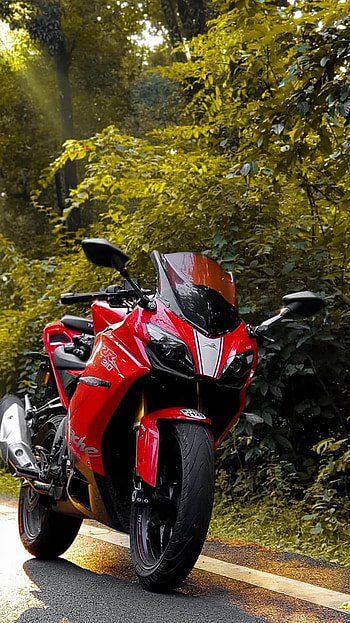Yamaha Bike, Yamaha Sports Red Bike HD phone wallpaper