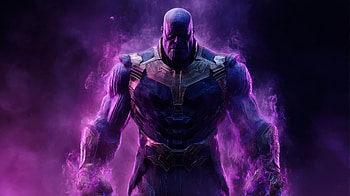 Thanos On The Throne Of Fate, thanos, supervillain, superheroes, artwork, digital-art, ai HD wallpaper