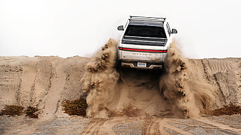Sand Road, Rivian Automotive HD wallpaper