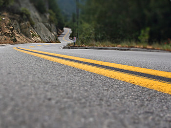 Nature, Road, Markup, Asphalt, Lines, Turns HD wallpaper