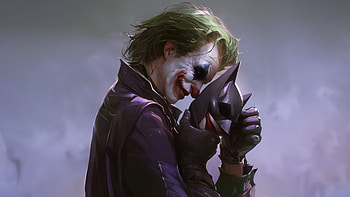 Joker Chaotic Canvas, joker, batman, superheroes, artist, artwork, digital-art HD wallpaper