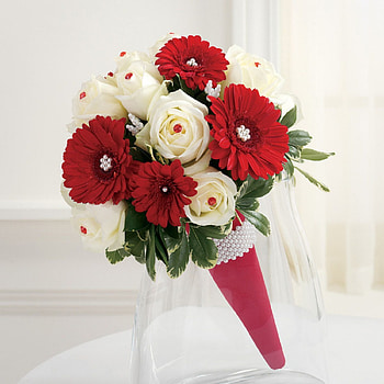 Flowers, soft, bouquet, red HD wallpaper