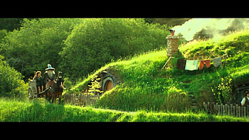 LOTR The Fellowship of the Ring - Extended Edition - The Shire HD wallpaper