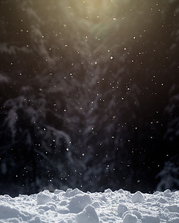 Winter, Nature, Snow, Snowflakes, Snowfall HD phone wallpaper