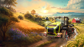 Farming Simulator 25 : Harvesting Adventure Awaits, video game, Farming Simulator 25 HD wallpaper