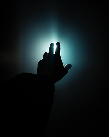 Dark, Shine, Light, Hand HD phone wallpaper