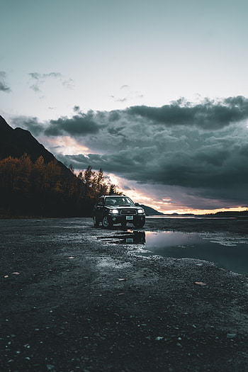 Nature, Twilight, Cars, Car, Suv, Machine, Dusk, Off-Road, Impassability HD phone wallpaper
