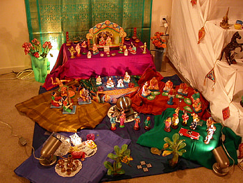 golu, dolls, handi craft, indian tradition HD wallpaper